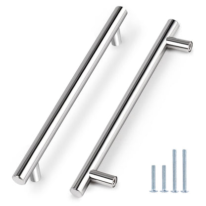Gebürstetes Nickel Moderne Edelstahl Schubladenbeschläge T-Bar Griffe