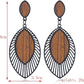 Frendorf | Boho HolzTropfen Ohrringe
