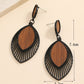 Frendorf | Boho HolzTropfen Ohrringe