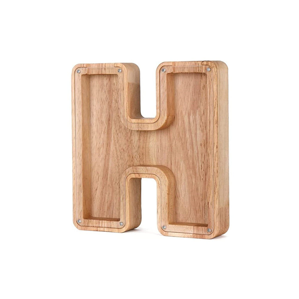 Frendorf | Holz Alphabet Sparschwein - LetterSaver