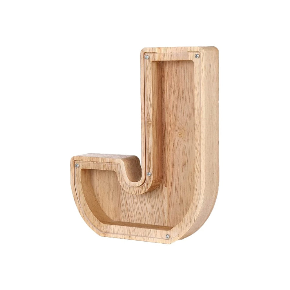 Frendorf | Holz Alphabet Sparschwein - LetterSaver