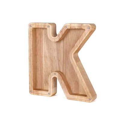 Frendorf | Holz Alphabet Sparschwein - LetterSaver