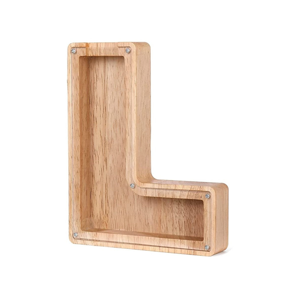 Frendorf | Holz Alphabet Sparschwein - LetterSaver