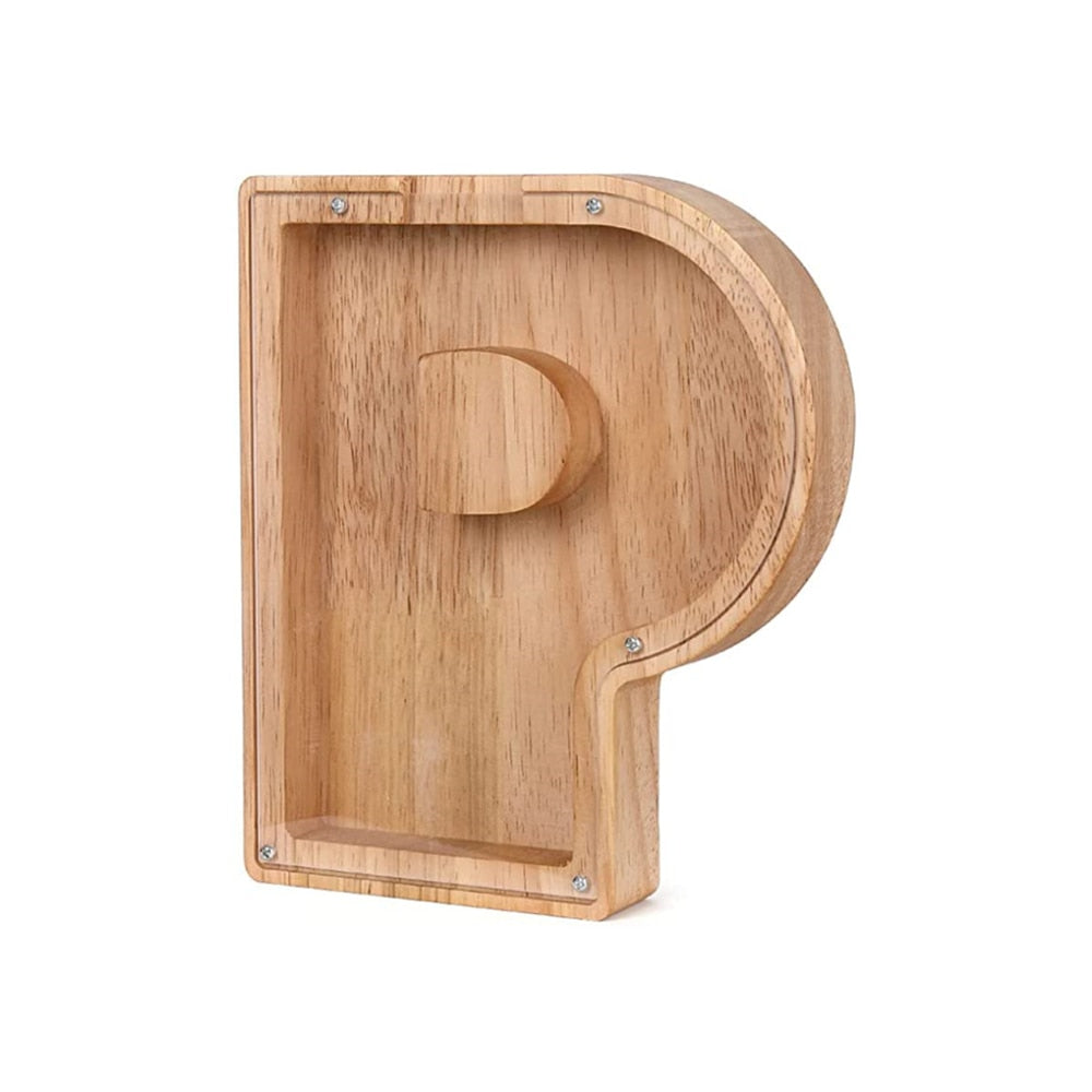 Frendorf | Holz Alphabet Sparschwein - LetterSaver