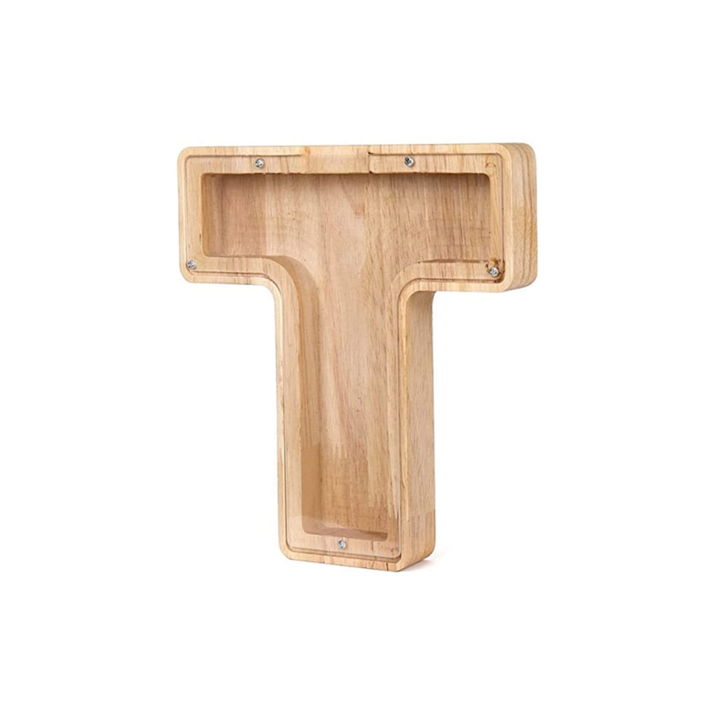 Frendorf | Holz Alphabet Sparschwein - LetterSaver