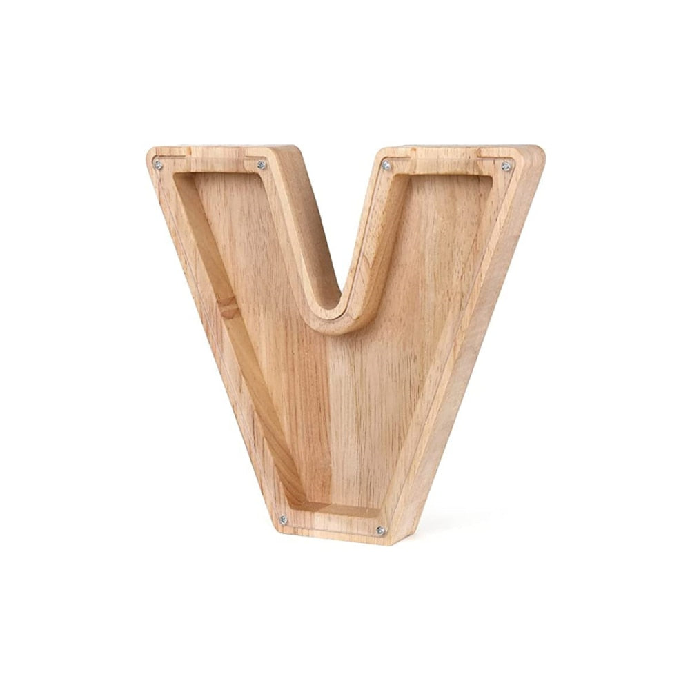 Frendorf | Holz Alphabet Sparschwein - LetterSaver