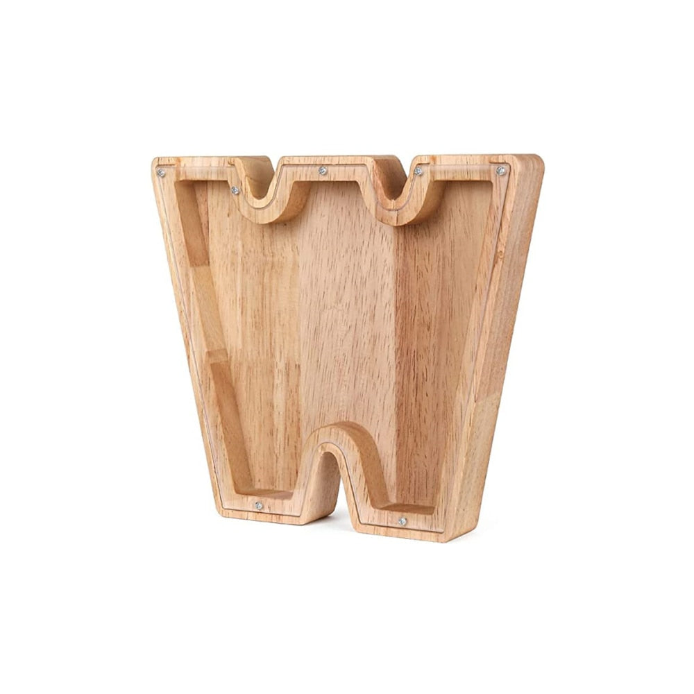 Frendorf | Holz Alphabet Sparschwein - LetterSaver