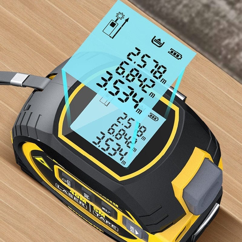 Frendorf | PrecisionPro – Präzise 2-in-1 vielseitige digitale Laser- und Maßband