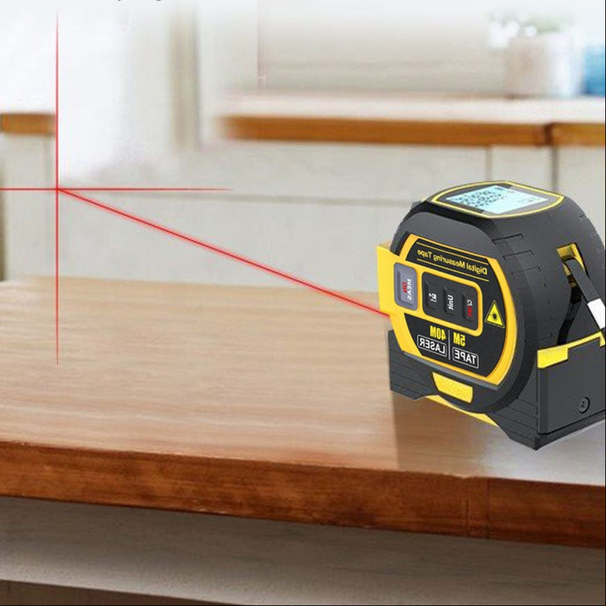 Frendorf | PrecisionPro – Präzise 2-in-1 vielseitige digitale Laser- und Maßband