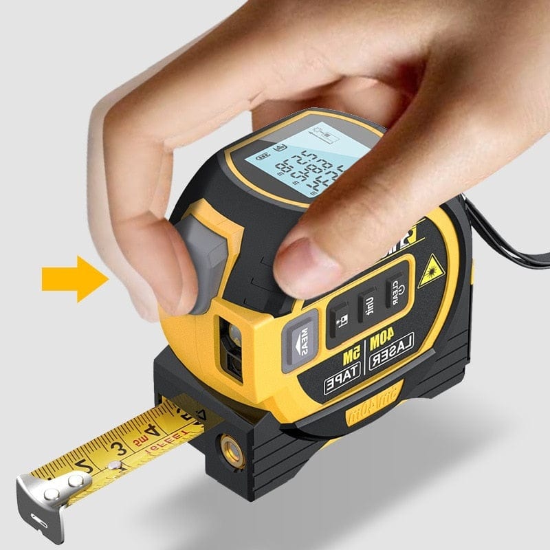 Frendorf | PrecisionPro – Präzise 2-in-1 vielseitige digitale Laser- und Maßband