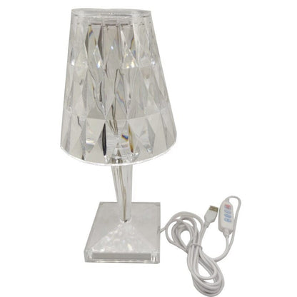 CrystaLamp - LED-Tischlampe aus Diamantkristall