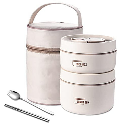 Frendorf | ThermoTote Edelstahl Lunchbox | Isoliert | Auslaufsicher | Ideal für Arbeit und Schule