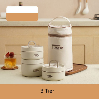 Frendorf | ThermoTote Edelstahl Lunchbox | Isoliert | Auslaufsicher | Ideal für Arbeit und Schule