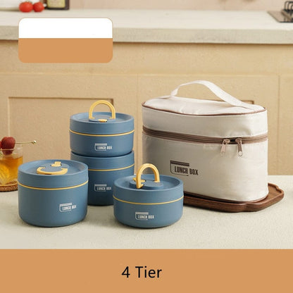 Frendorf | ThermoTote Edelstahl Lunchbox | Isoliert | Auslaufsicher | Ideal für Arbeit und Schule