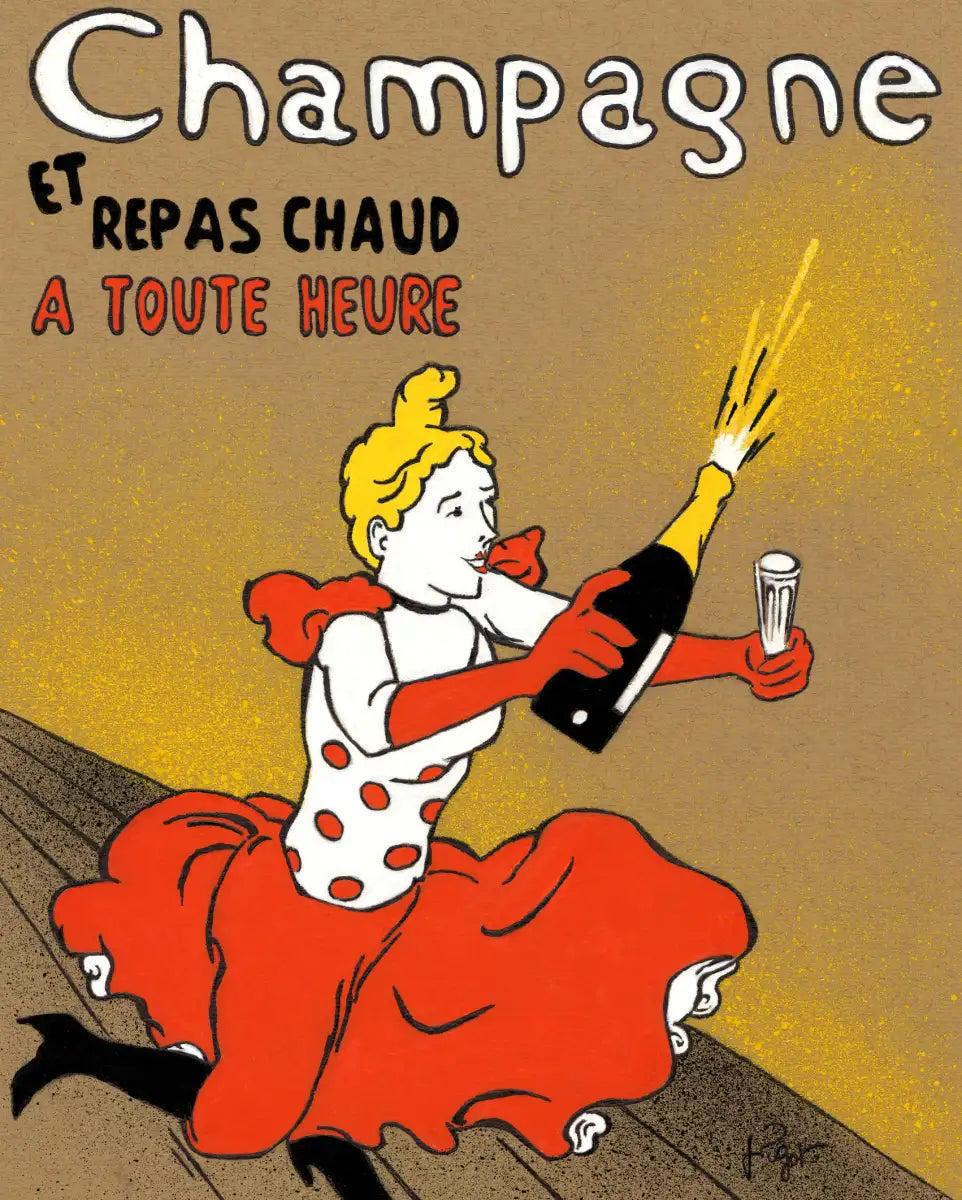 Frendorf | Hommage an Lautrec Wandkunst