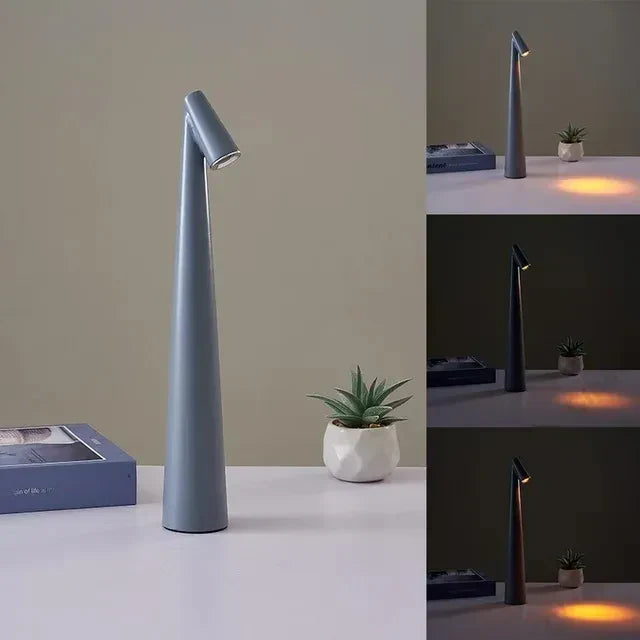 LumiLux Tragbare Touch-LED-Lampe – Wiederaufladbar, Dimmbar und Schlankes Design