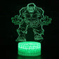 3D Lampe Marvel Hulk