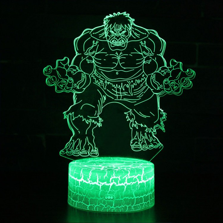 3D Lampe Marvel Hulk