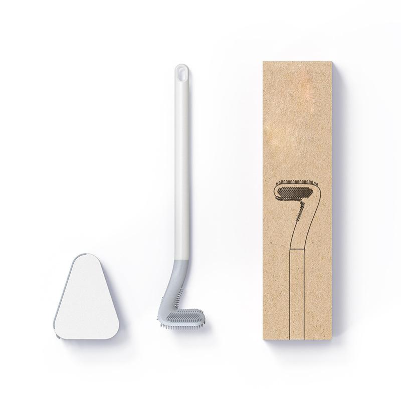 Langer Griff Flexible Silikon Golf WC-Bürste