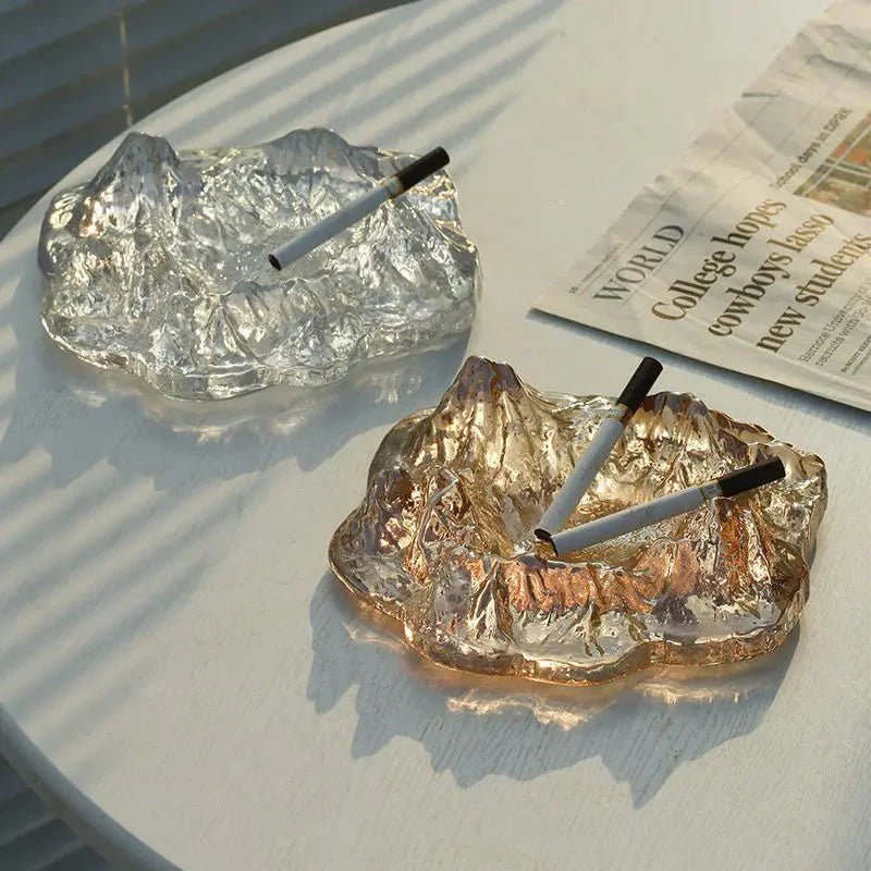 Ice Style Mountain Glas Aschenbecher Dekoration