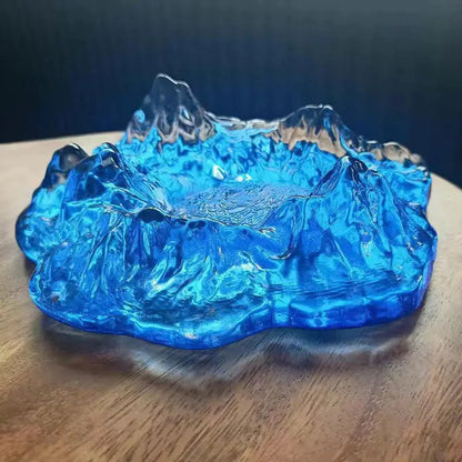 Ice Style Mountain Glas Aschenbecher Dekoration
