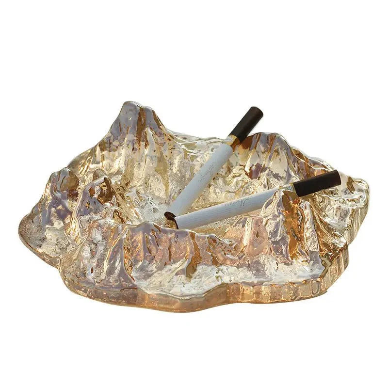 Ice Style Mountain Glas Aschenbecher Dekoration