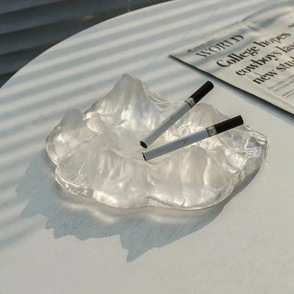 Ice Style Mountain Glas Aschenbecher Dekoration