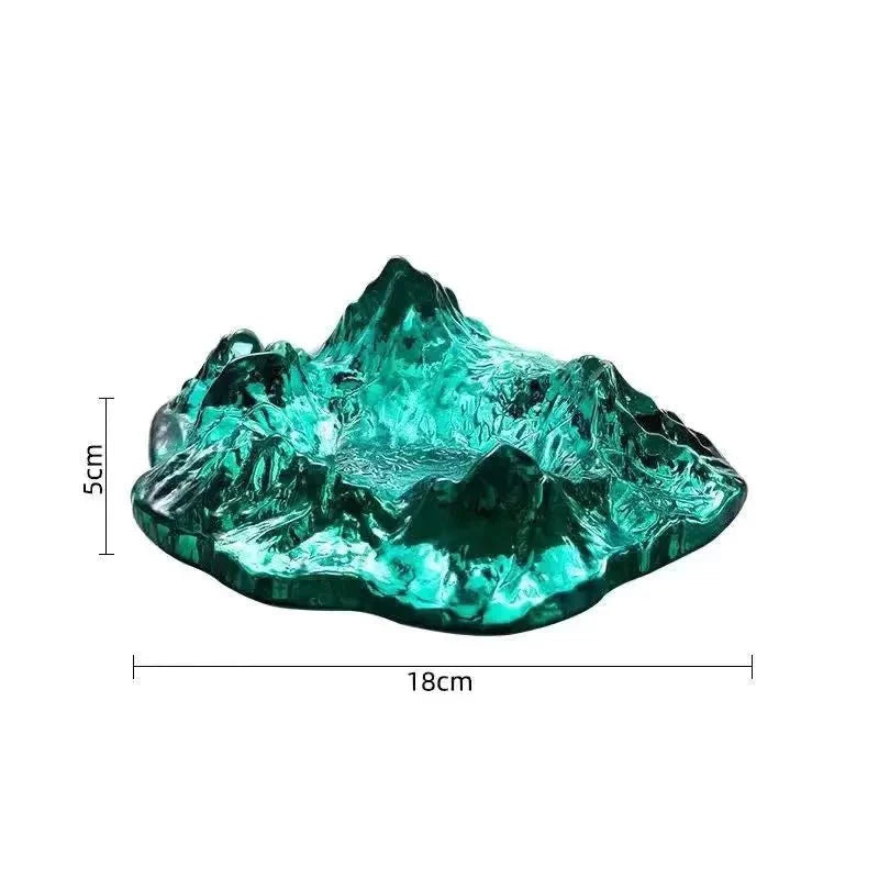 Ice Style Mountain Glas Aschenbecher Dekoration