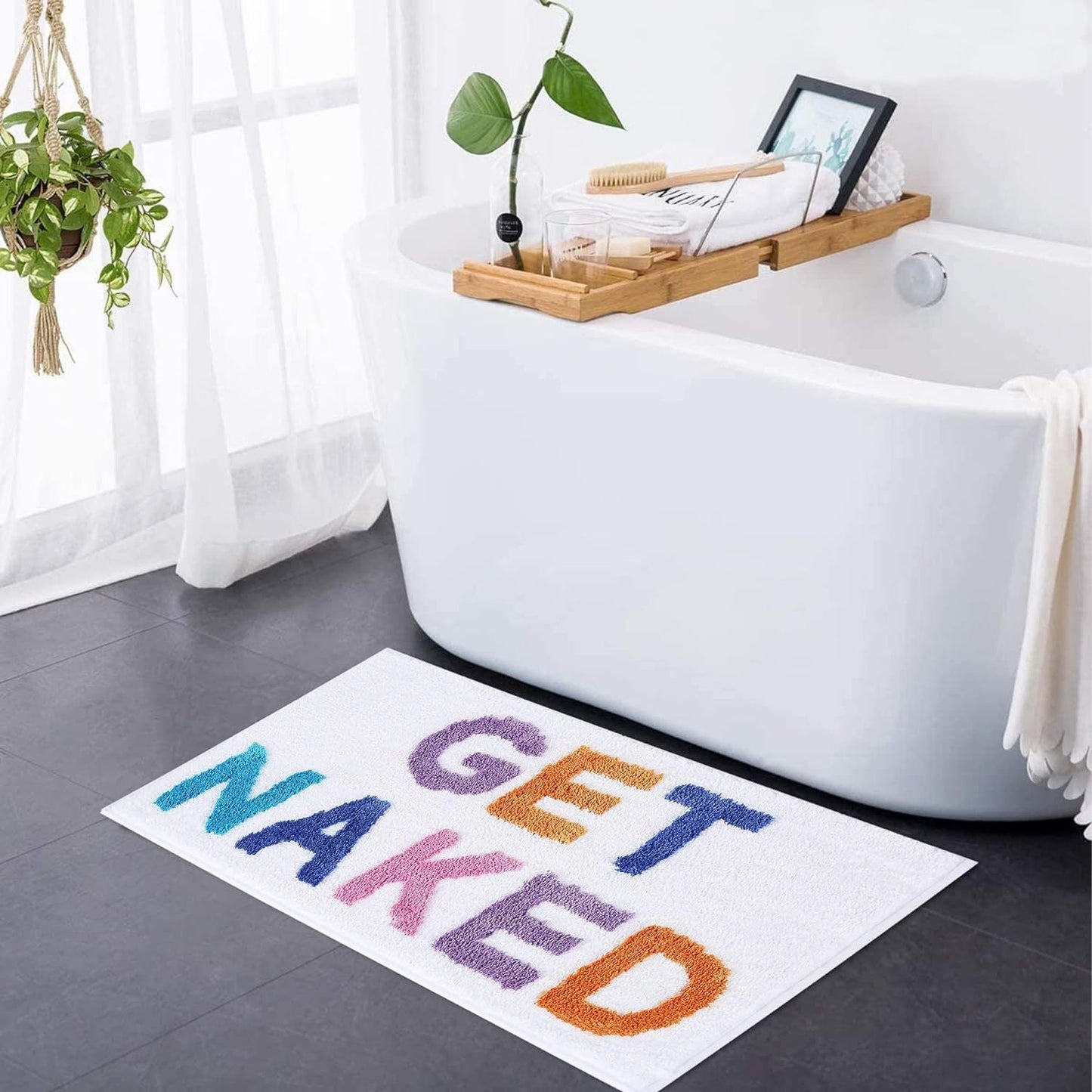 Get Naked Badematte – Weicher getufteter Badezimmerteppich