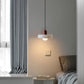Frendorf |  Pendelleuchte aus farbigem Glas | Elegante Hängeleuchte im Bauhaus-Stil | Designlampe für Wohnzimmer & Esszimmer
