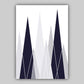 Set von 5 Galerie Wandkunst Marineblau und Grau Kunstdrucke Dschungel Kunstdruck Elefant Löwe Giraffe GEOMETRISCHE Wandbilder Poster Kunstwerke