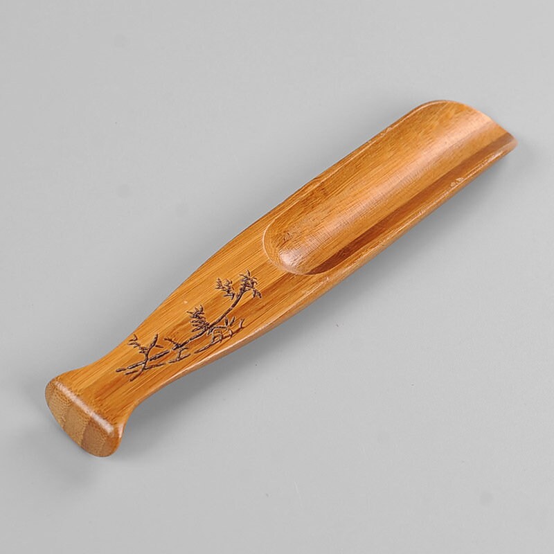 Frendorf | BambooScoop Handgeschnitzter Teelöffel aus Bambus | Nachhaltiges Design | Perfekt für Tee & Gewürze