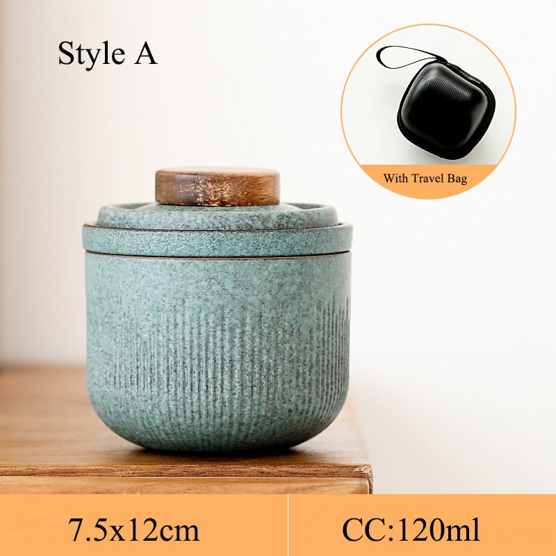 Frendorf | TravelBrew Gaiwan Teeset | Kungfu-Teezeremonie für unterwegs | Ideales Reisegeschenk mit Teekanne & Teetasse