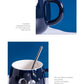 Handgefertigter Astronaut großer BECHER für Männer mit Deckel für Kaffee und Tee 450 ml