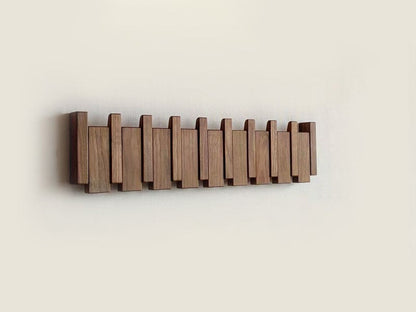 Garderobe - PianoWood - Handgemachtes Design - 5-13 Haken
