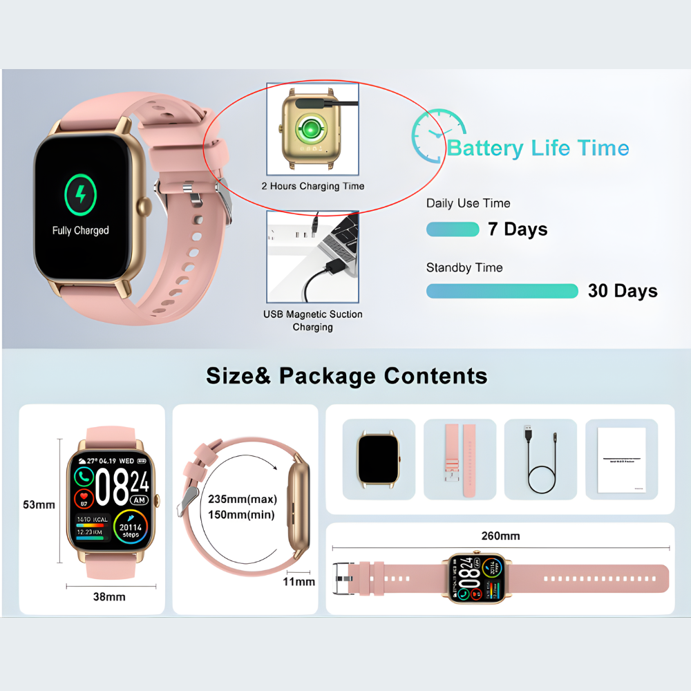 Frendorf | Smartwatch mit nicht-invasiver Gesundheitsüberwachung