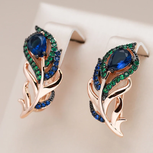 Frendorf | Elegante Farbige Kristallohrringe