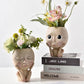 Frendorf | BlushBloom Deko-Blumentopf im Gesicht-Design | Modern & Einzigartig | Für Pflanzen & Deko-Liebhaber