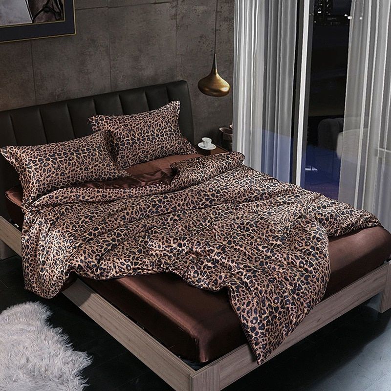 Frendorf | SilkDrea Luxus Satin Bettwäsche Set | 4-teilig | Bettbezug, 2 Kissenbezüge, Spannbettlaken