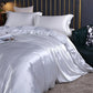 Frendorf | SilkDrea Luxus Satin Bettwäsche Set | 4-teilig | Bettbezug, 2 Kissenbezüge, Spannbettlaken