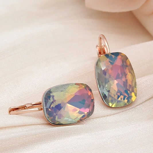 Frendorf | Elegante Farbige Runde Opal Ohrringe