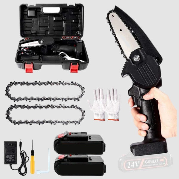 Frendorf | Verbesserte 24V Mini-Kettensäge