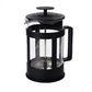 Frendorf | 350ml Schwarzes Plastikgehäuse Kaffeepresse Hochtemperaturwiderstand Glas Presse Kaffeekocher French Press