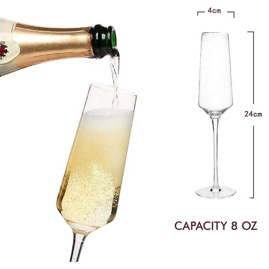 Frendorf | 220ml bleifreies Kristall-Sektglas