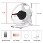 Frendorf | Mini 3D WiFi Display Fernbedienung Hologramm Fan