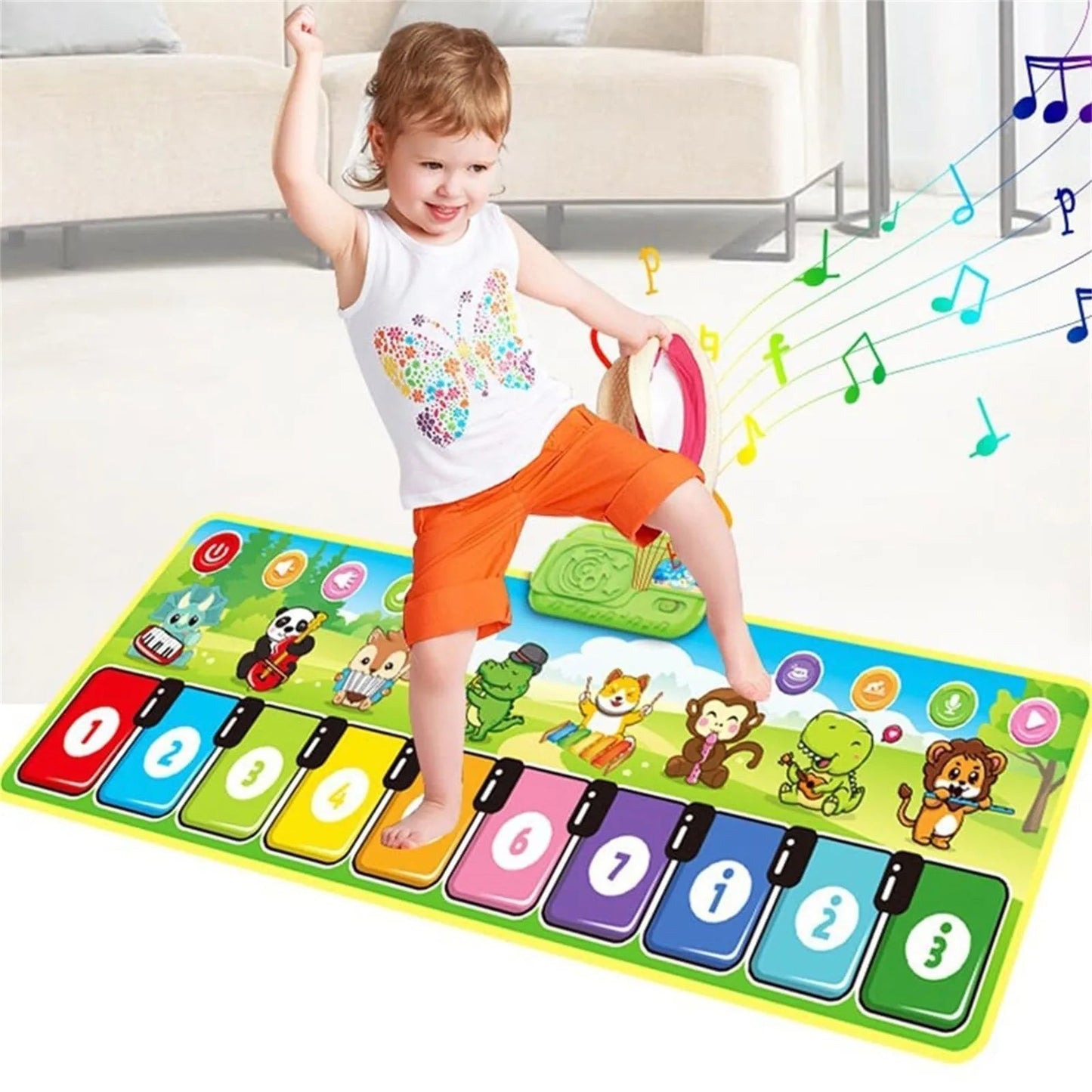 Frendorf | FunLearn - Lustiger und musikalischer Klavier Boden-Spielmatte