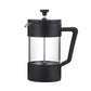 Frendorf | Kaffee Tee 1000ml French Press Kunststoff Schwarz Hitzebeständiges Borosilikatglas French Press Kaffeezubereiter
