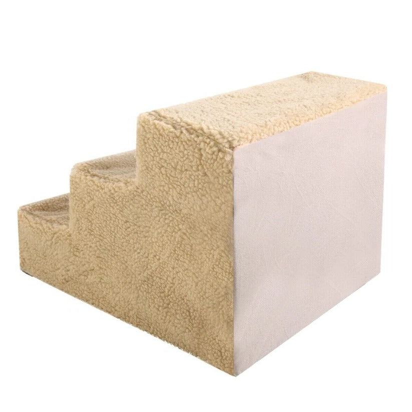 Frendorf | 3-Stufen tragbare Hundetreppe für hohe Betten