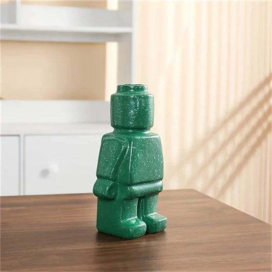Lego-Vase aus Keramik
