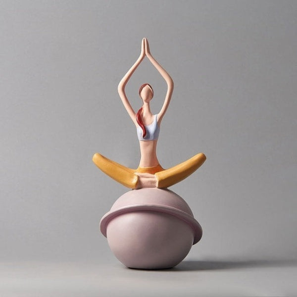 Yoga Lady Figurine Skulptur